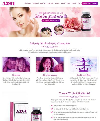 Theme wordpress thực phẩm chức năng 03